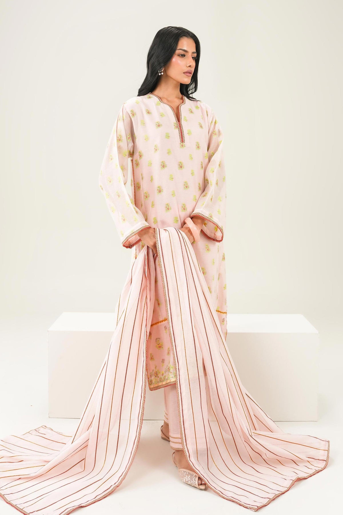 3 Piece - Printed Suit - PFE26-56
