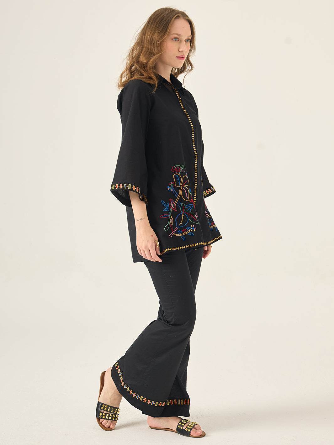 Elara - Embroidered 2Pc Co-ords Set