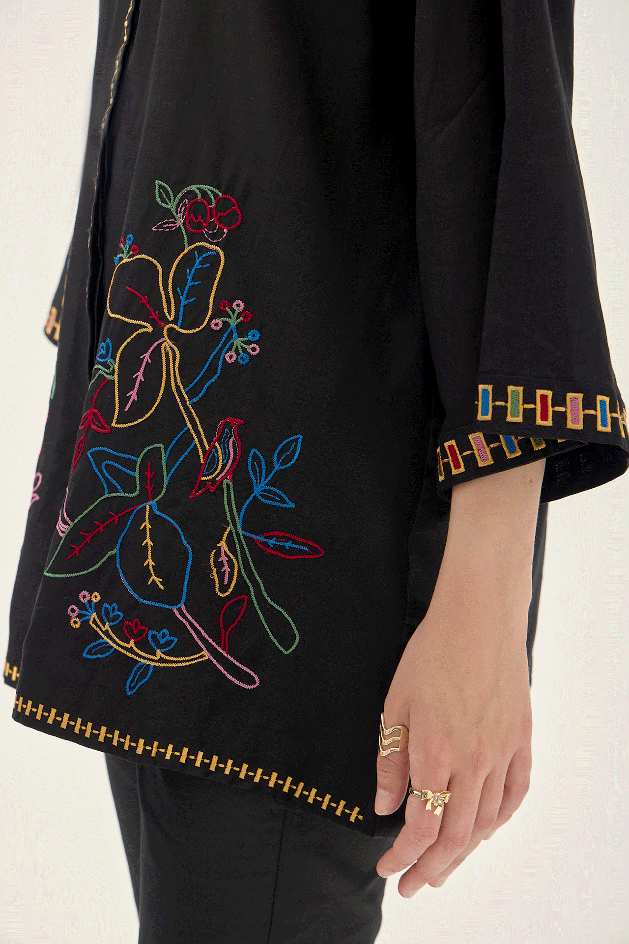 Elara - Embroidered 2Pc Co-ords Set