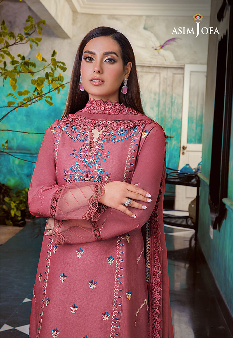 AJIM-23 EMBROIDERED COTTON 3 PCS