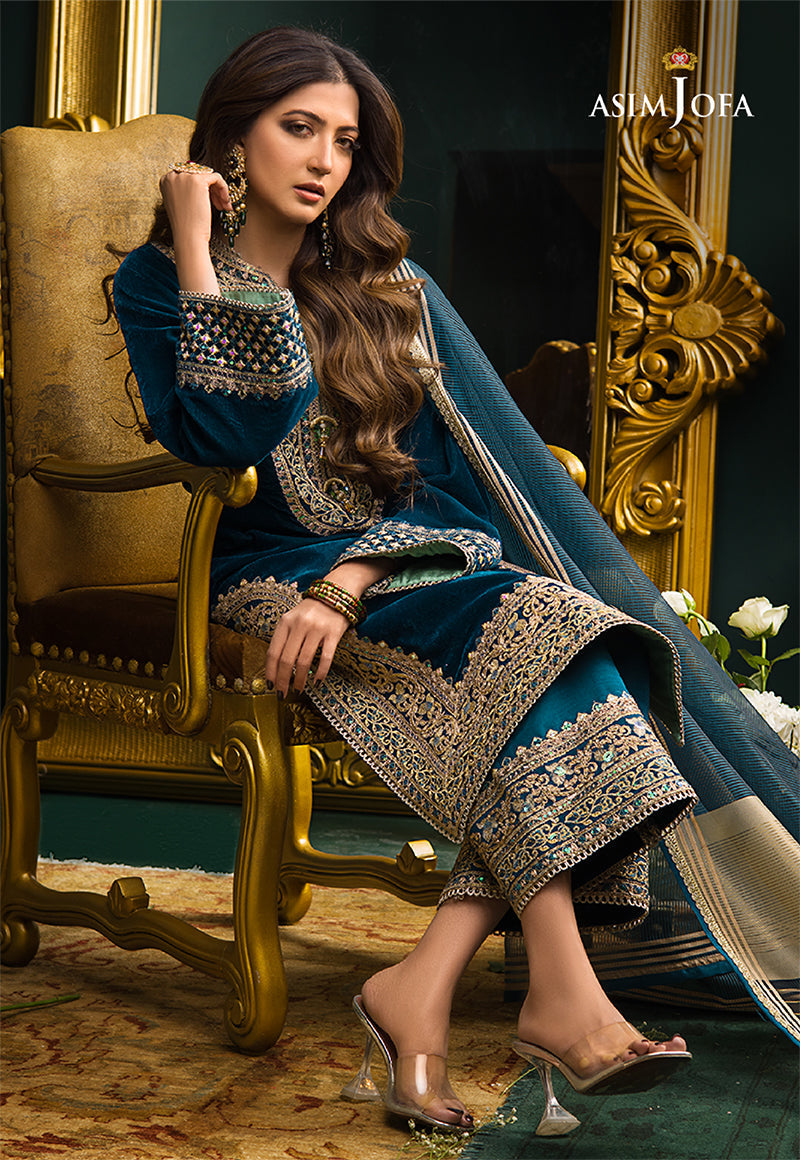 AJMRD-01 EMBROIDERED STITCHED 3 PCS