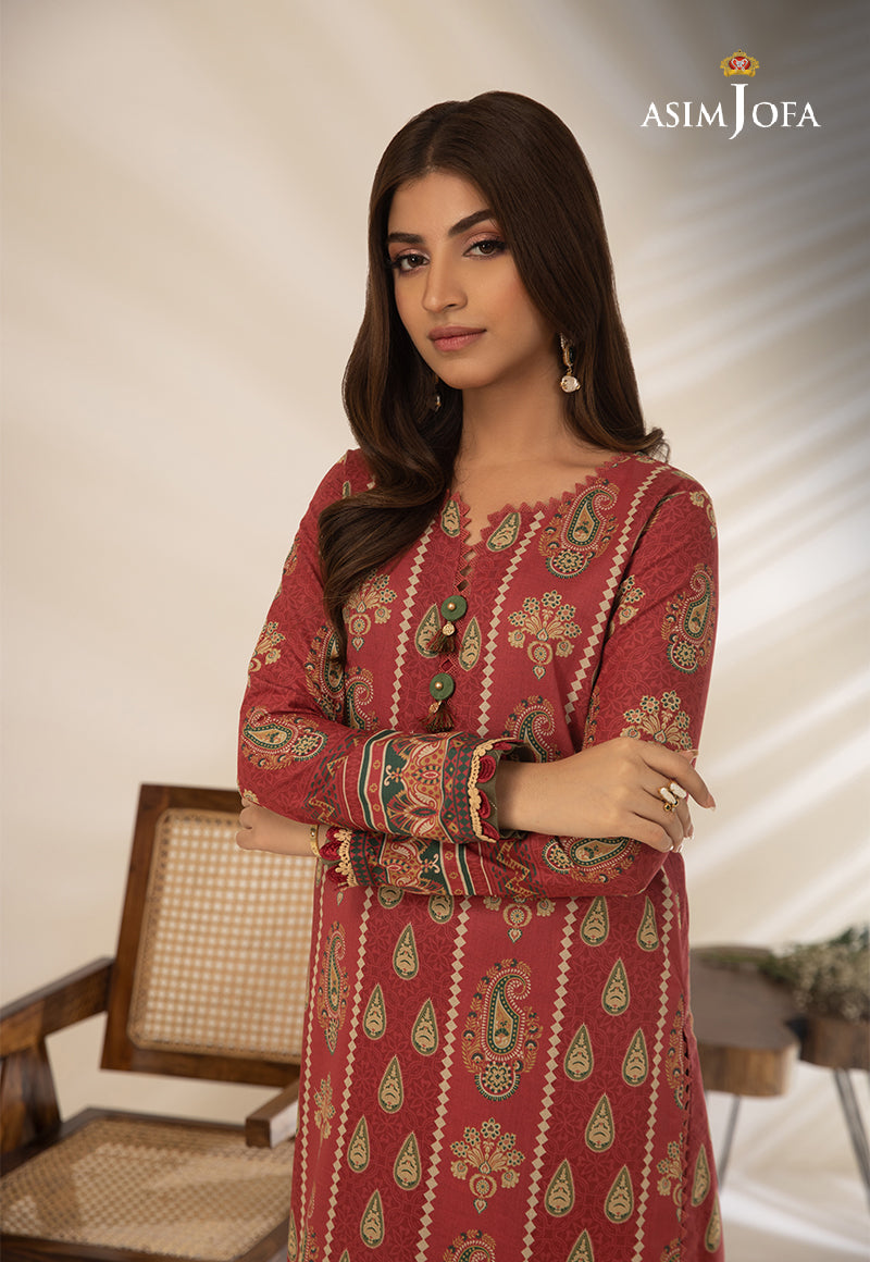 AJULN-20 Embroidered Net Unstitched 3 Pcs