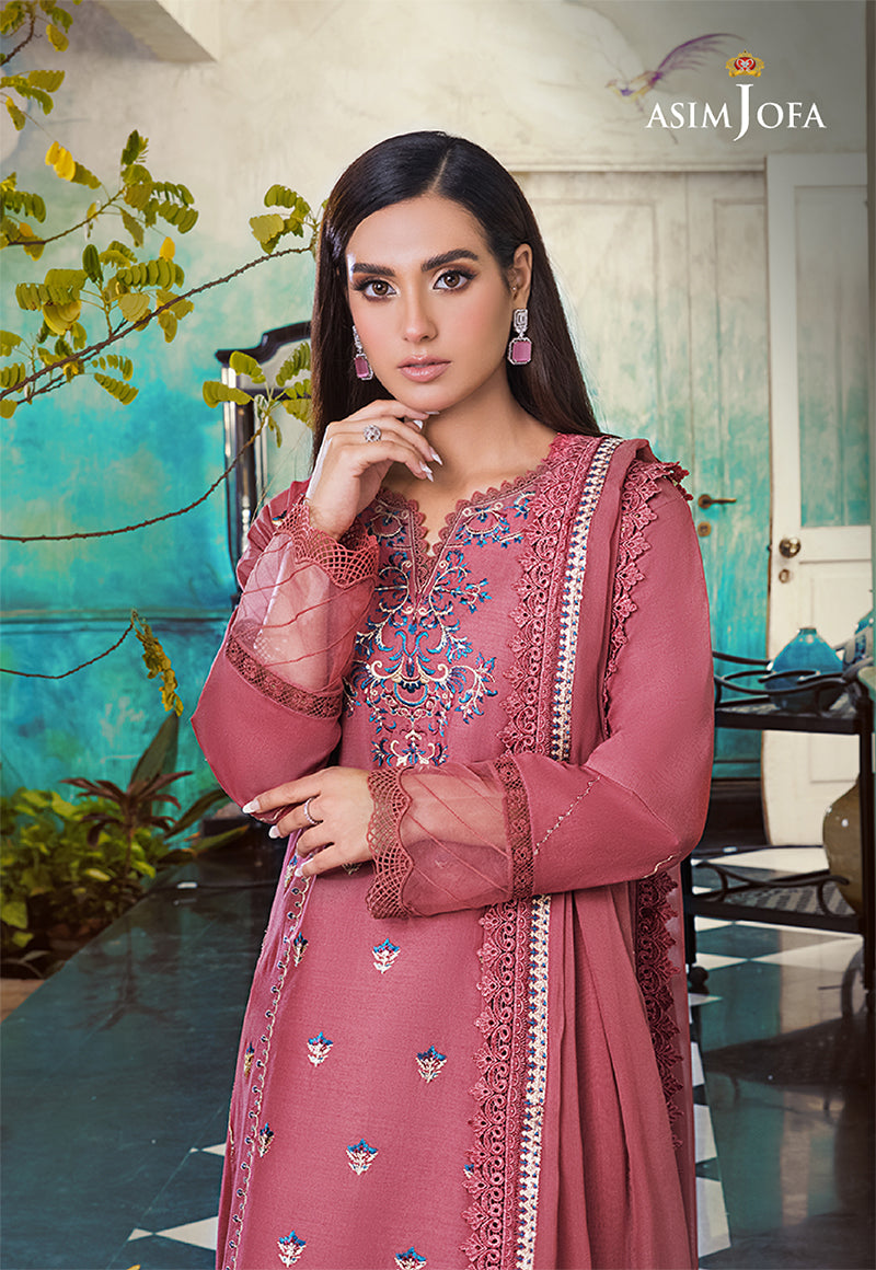 AJIM-23 EMBROIDERED COTTON 3 PCS
