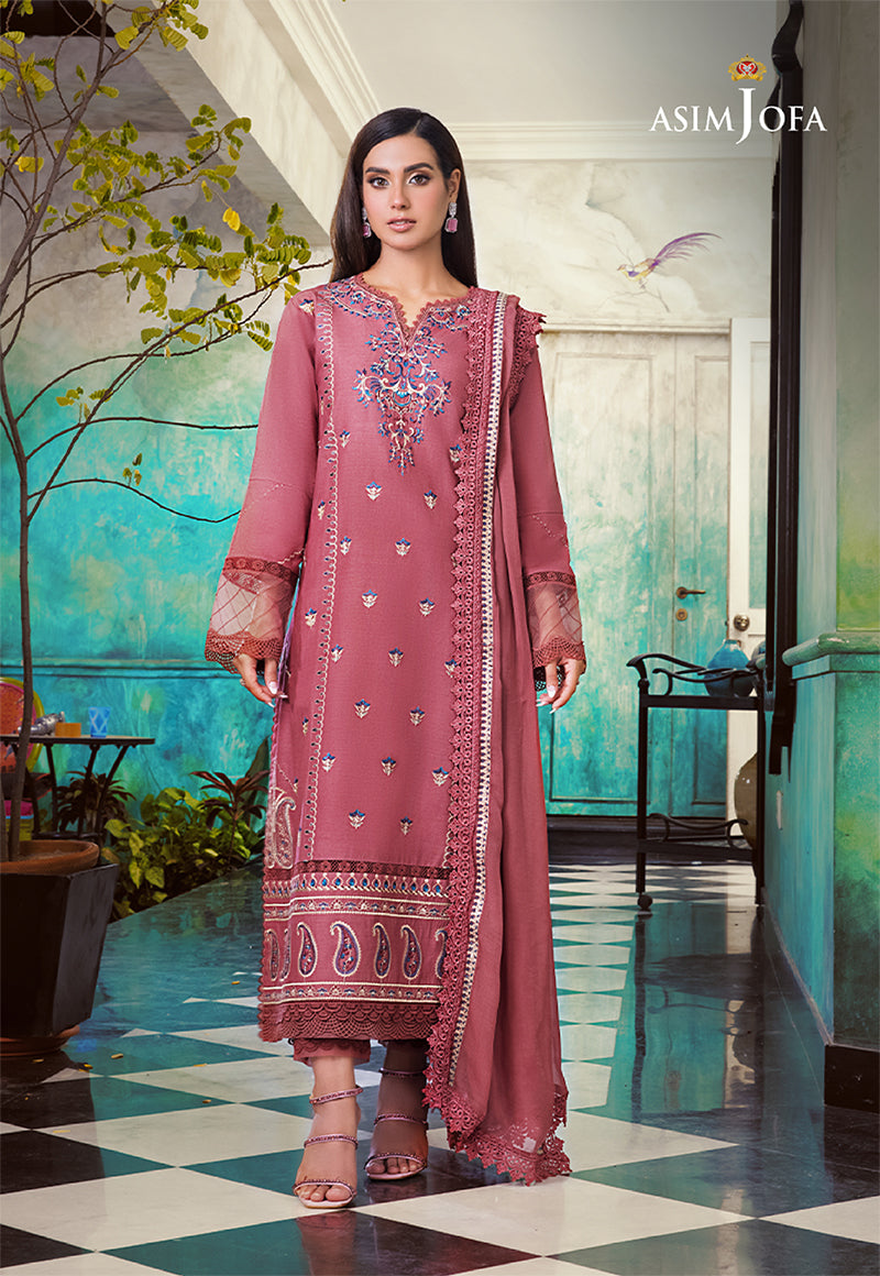 AJIM-23 EMBROIDERED COTTON 3 PCS