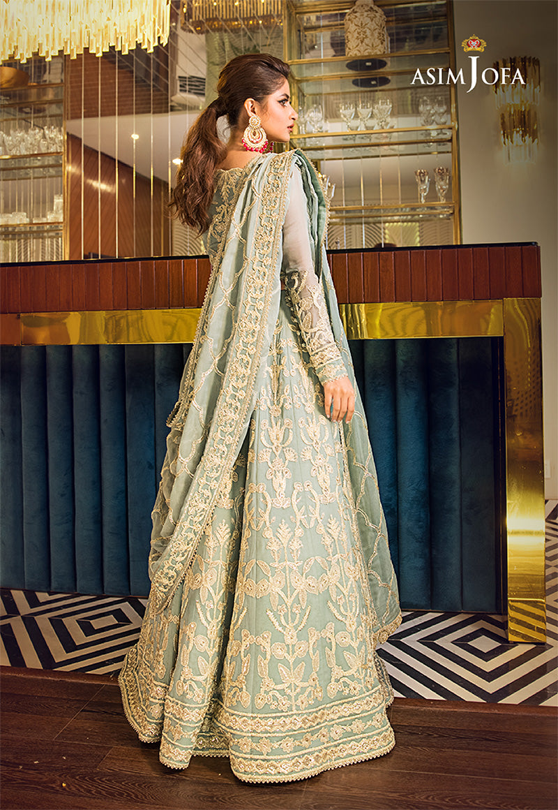 AJSE-12 EMBROIDERED CHIFFON 2 PCS