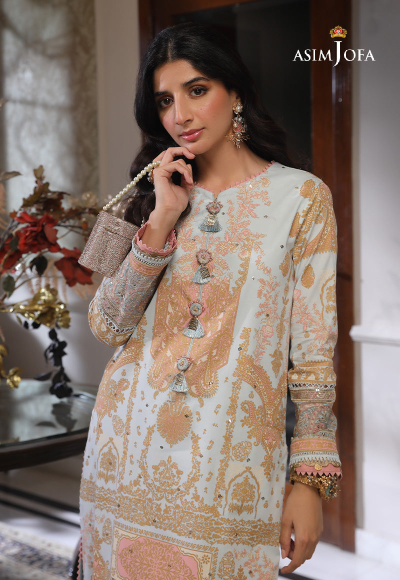 Ajai-07 Embroidered Cambric 2 Pcs