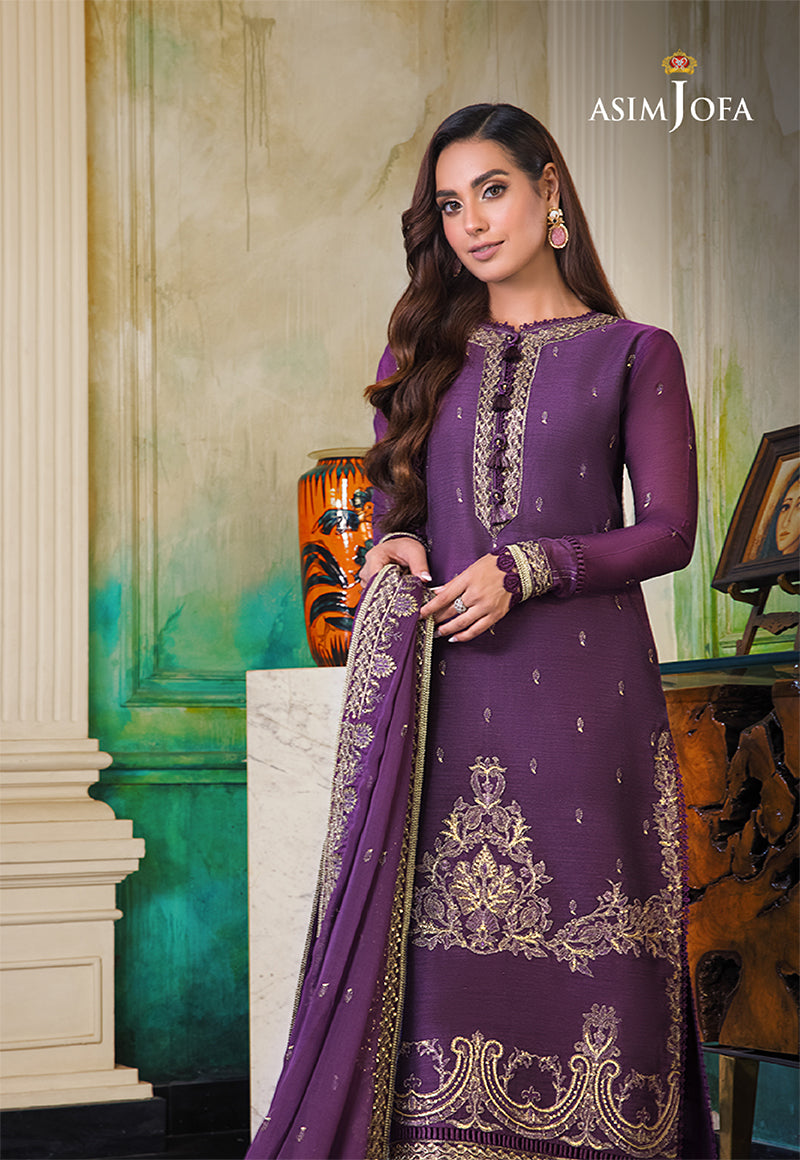 AJIM-05 EMBROIDERED PAPER COTTON 3 PCS