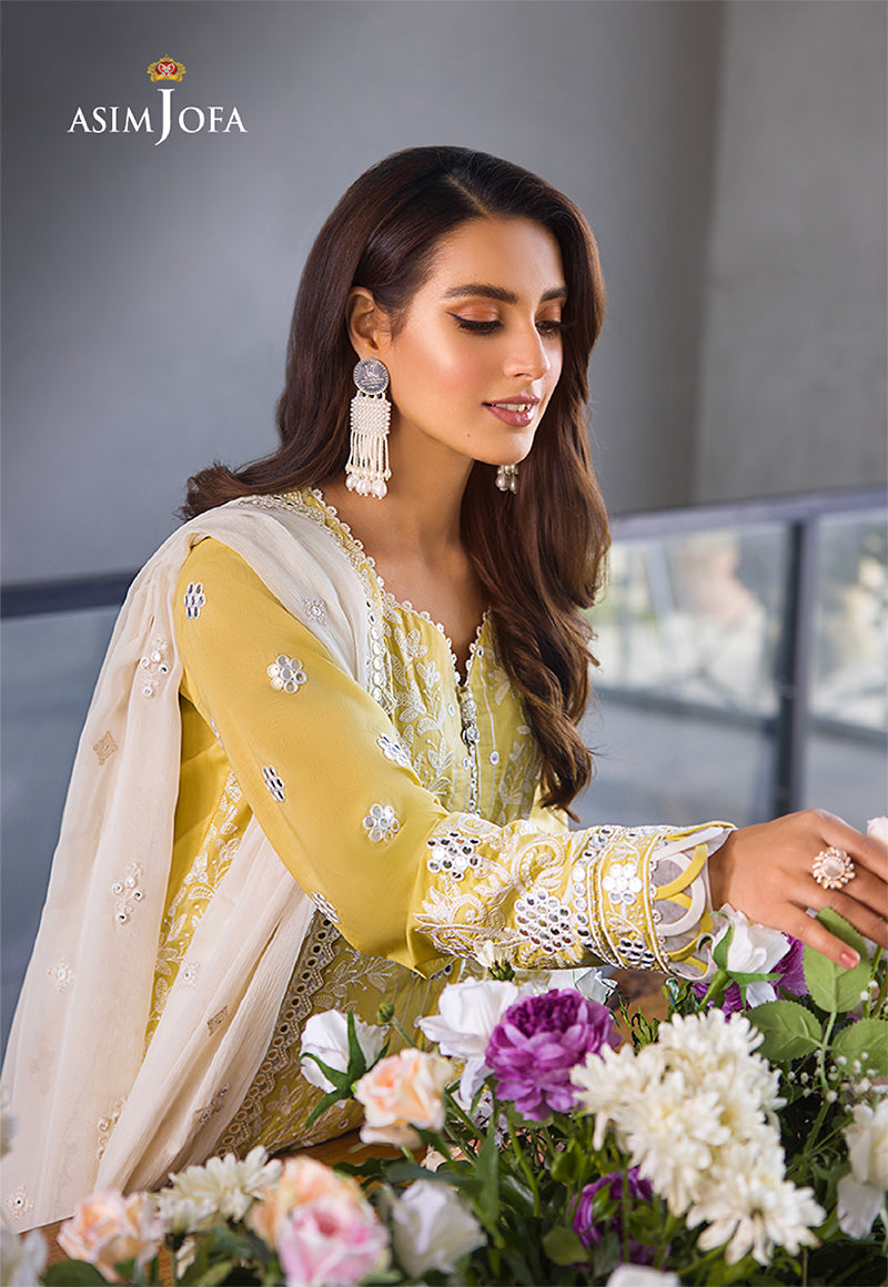 AJCK-06 EMBROIDERED LAWN 3 PCS