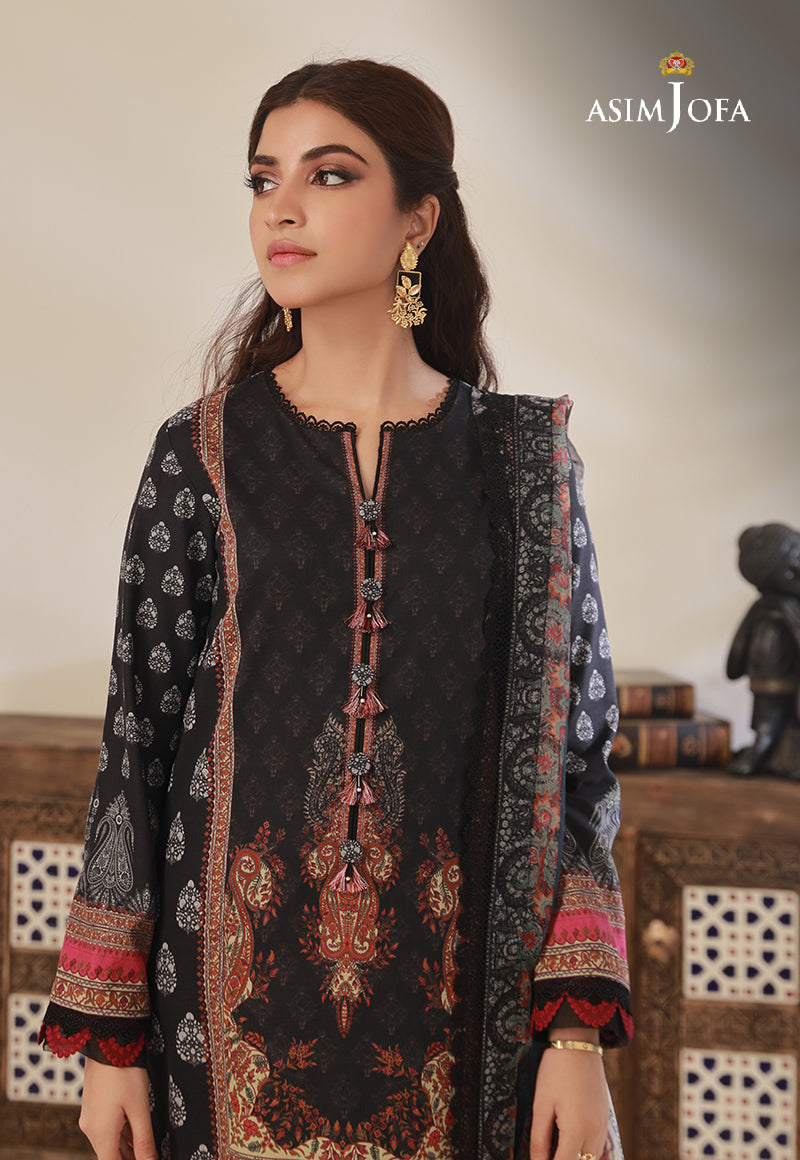 AJBP-17 PRINTED CAMBRIC 3 PCS
