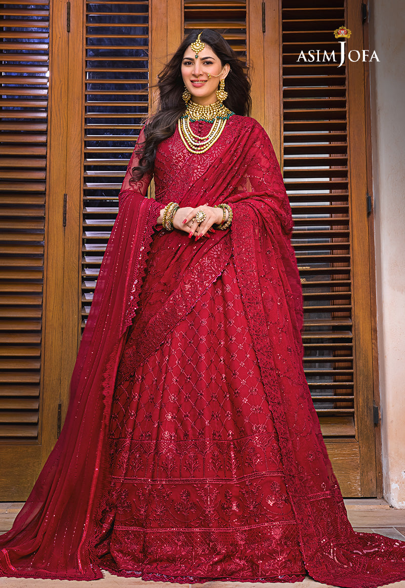 AJBND-03 EMBROIDERED CHIFFON STITCHED 3 PCS