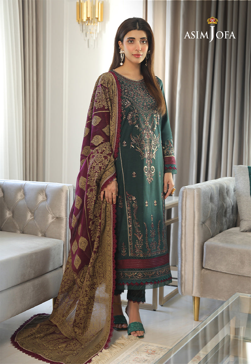 AJAI-16  EMBROIDERED CAMBRIC 3 PCS