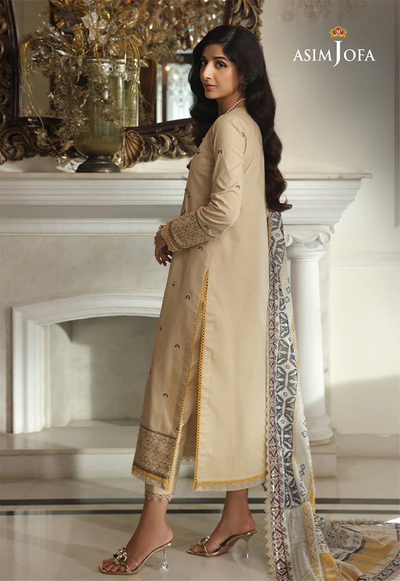 AJAI-14  EMBROIDERED CAMBRIC 3 PCS
