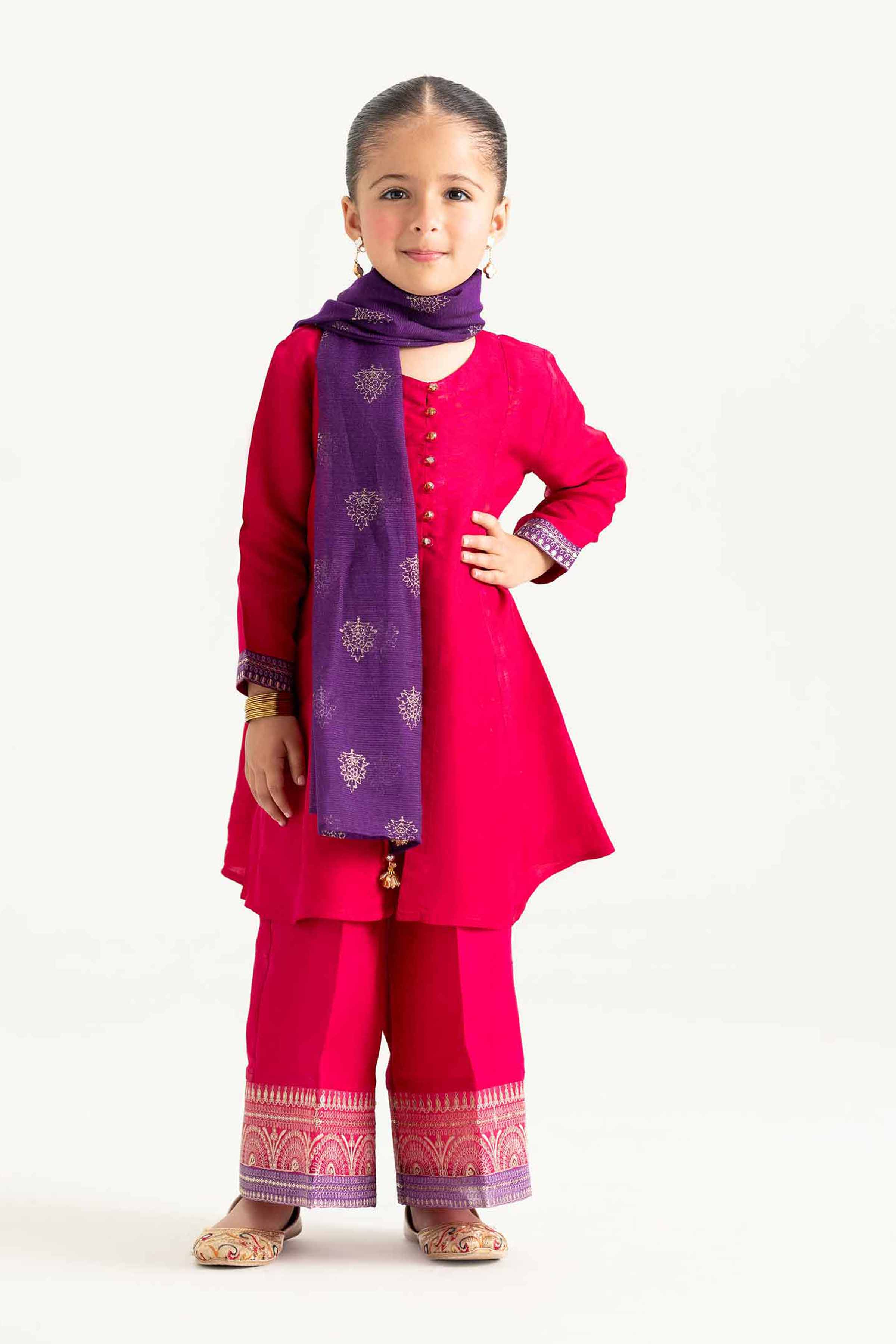 3 Piece - Embroidered Suit - PMD25-01 D
