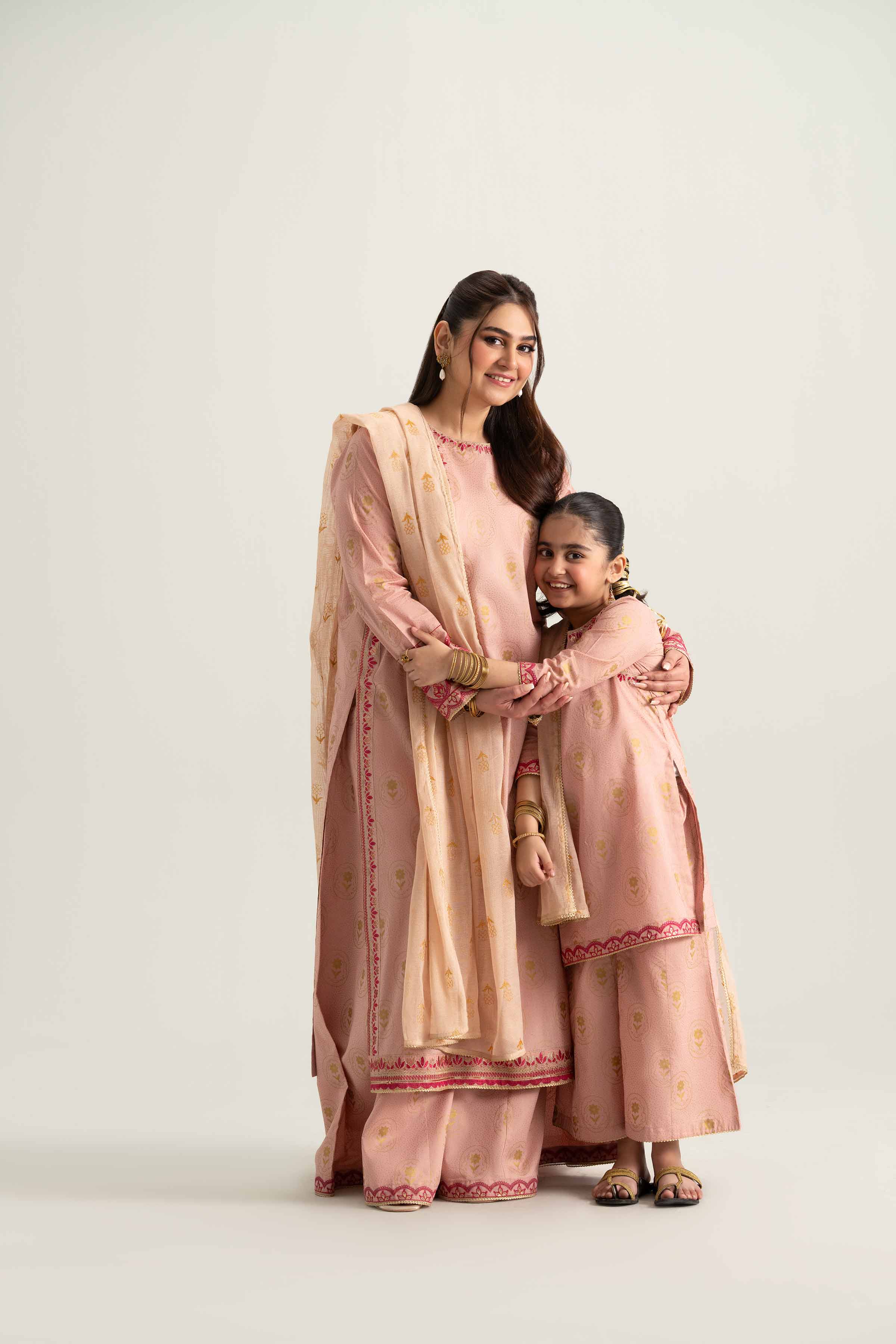 3 Piece - Printed Embroidered Suit - PMD25-05 M