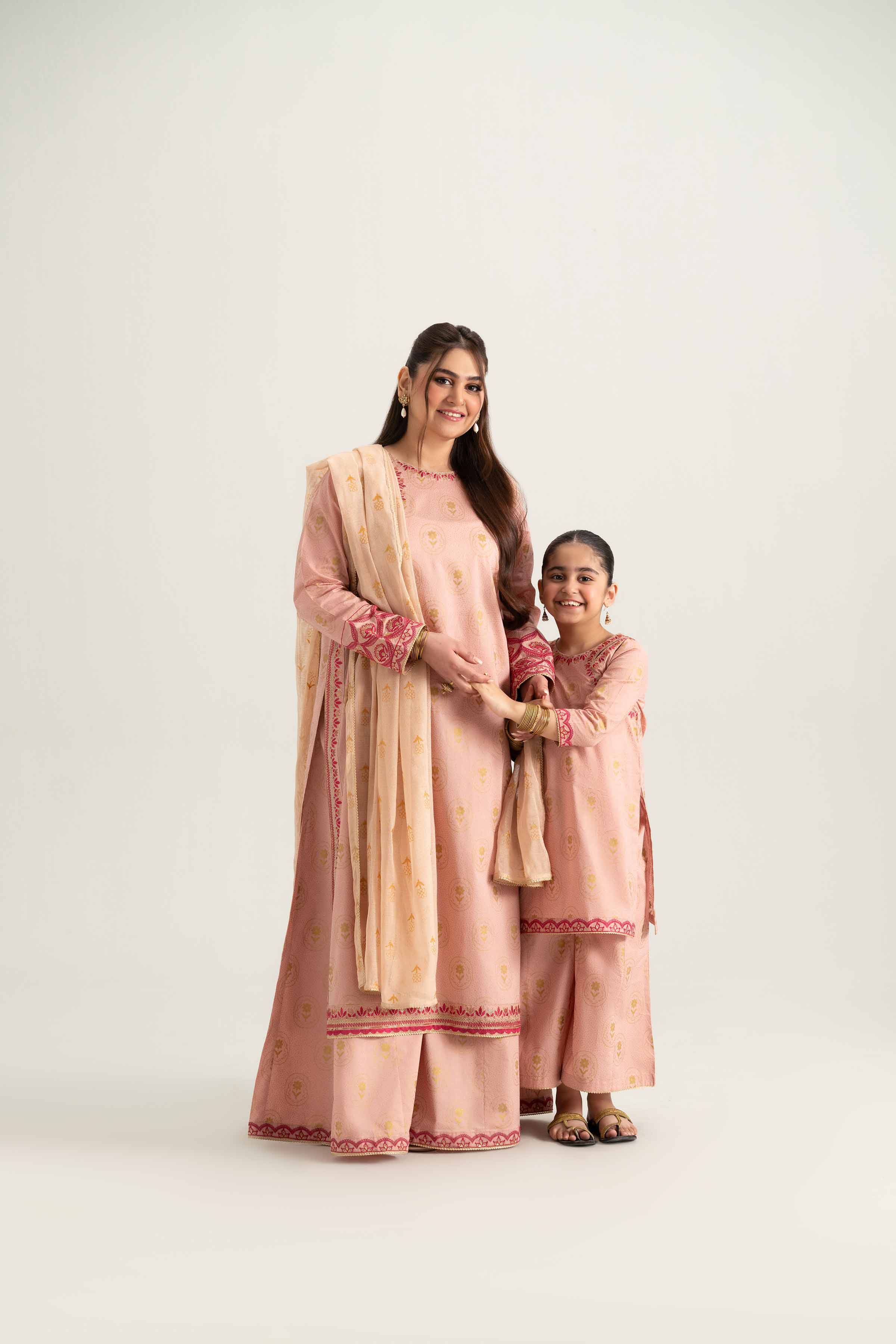 3 Piece - Printed Embroidered Suit - PMD25-05 M