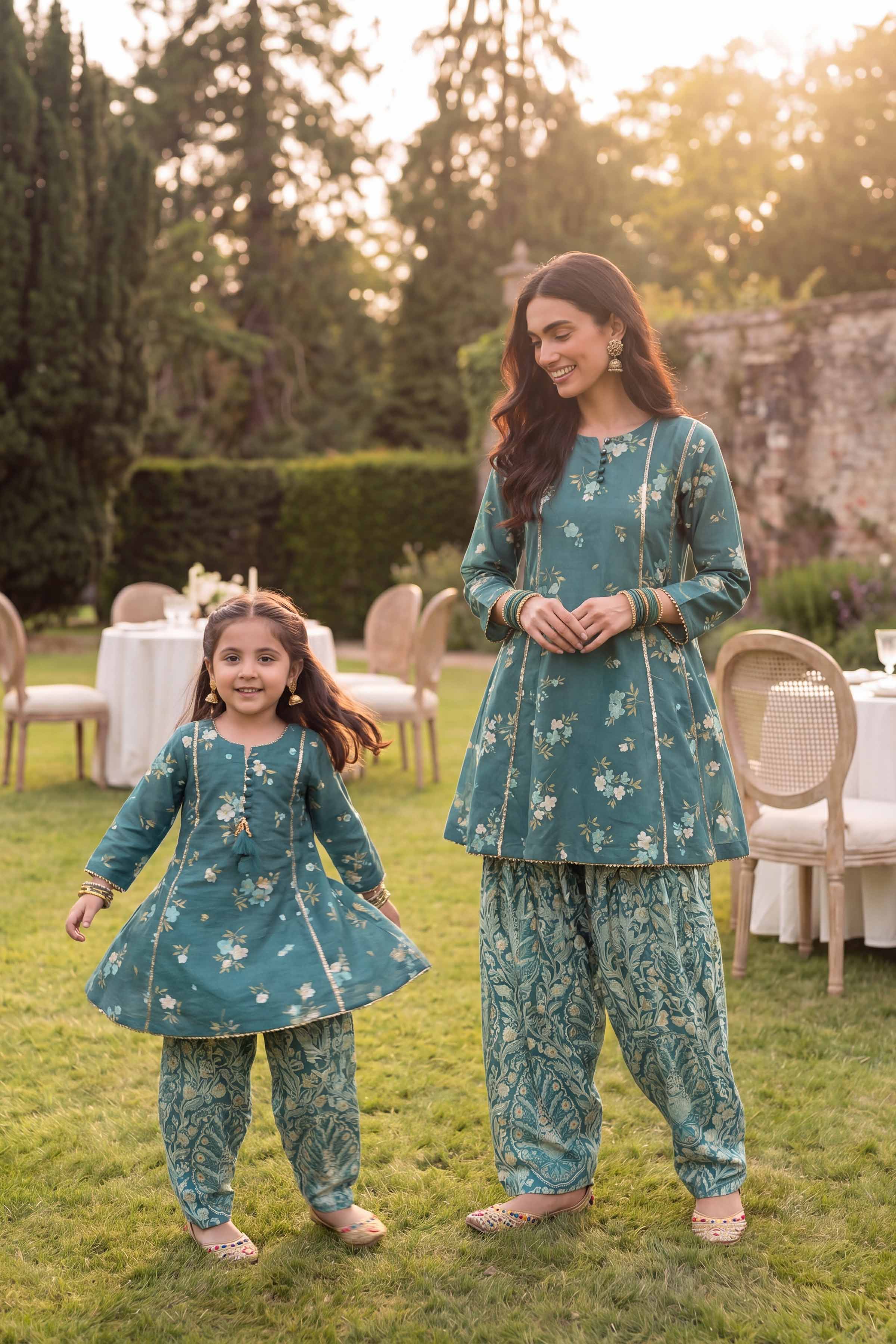 2 Piece - Printed Suit - PMD26-06 M