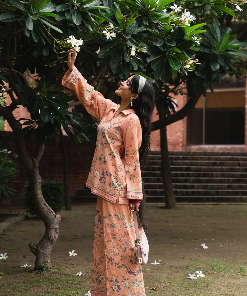 2 Piece - Printed Seersucker Suit PR26CASTV817