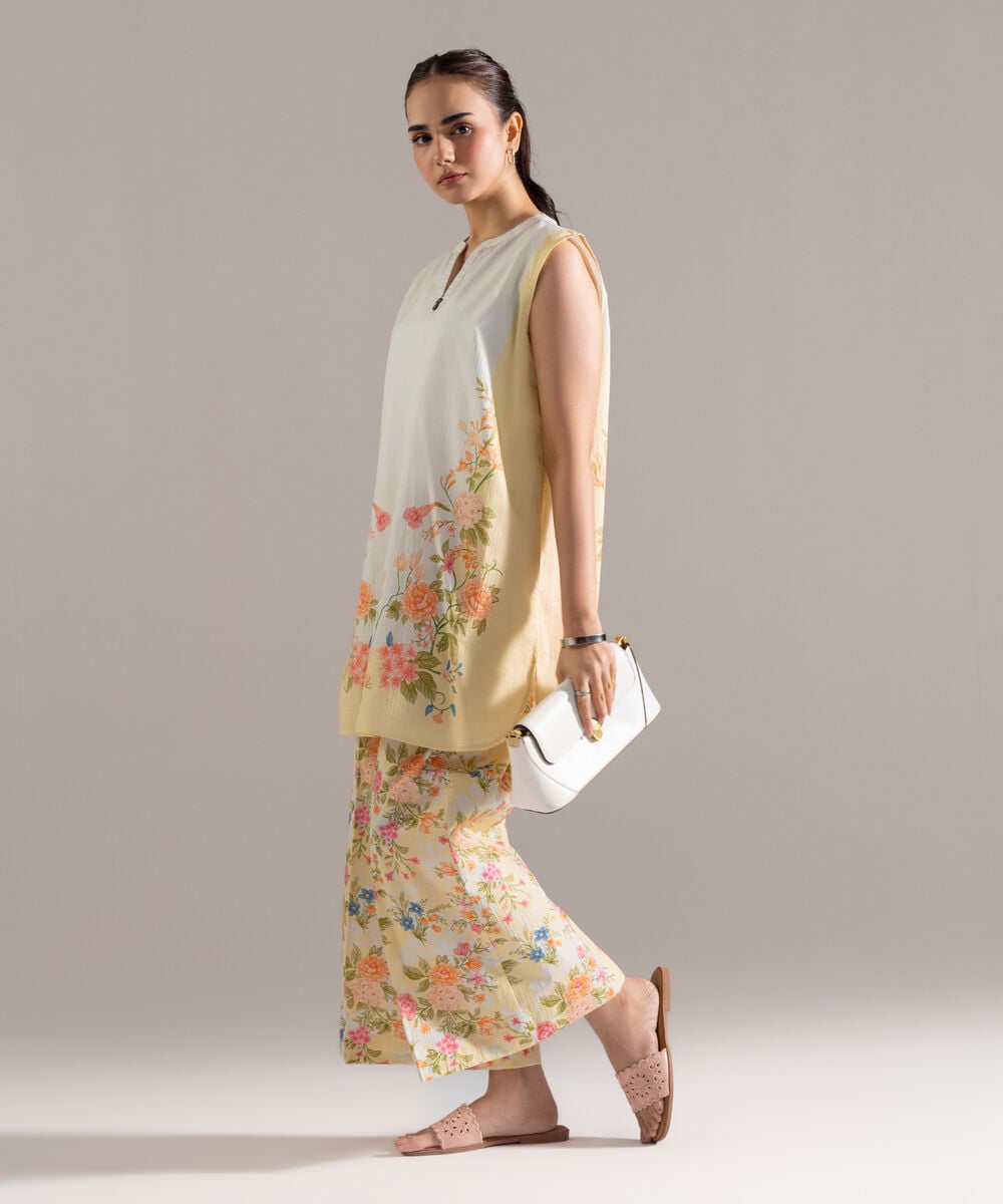 2 Piece - Printed Seersucker Suit PR26CASTV824