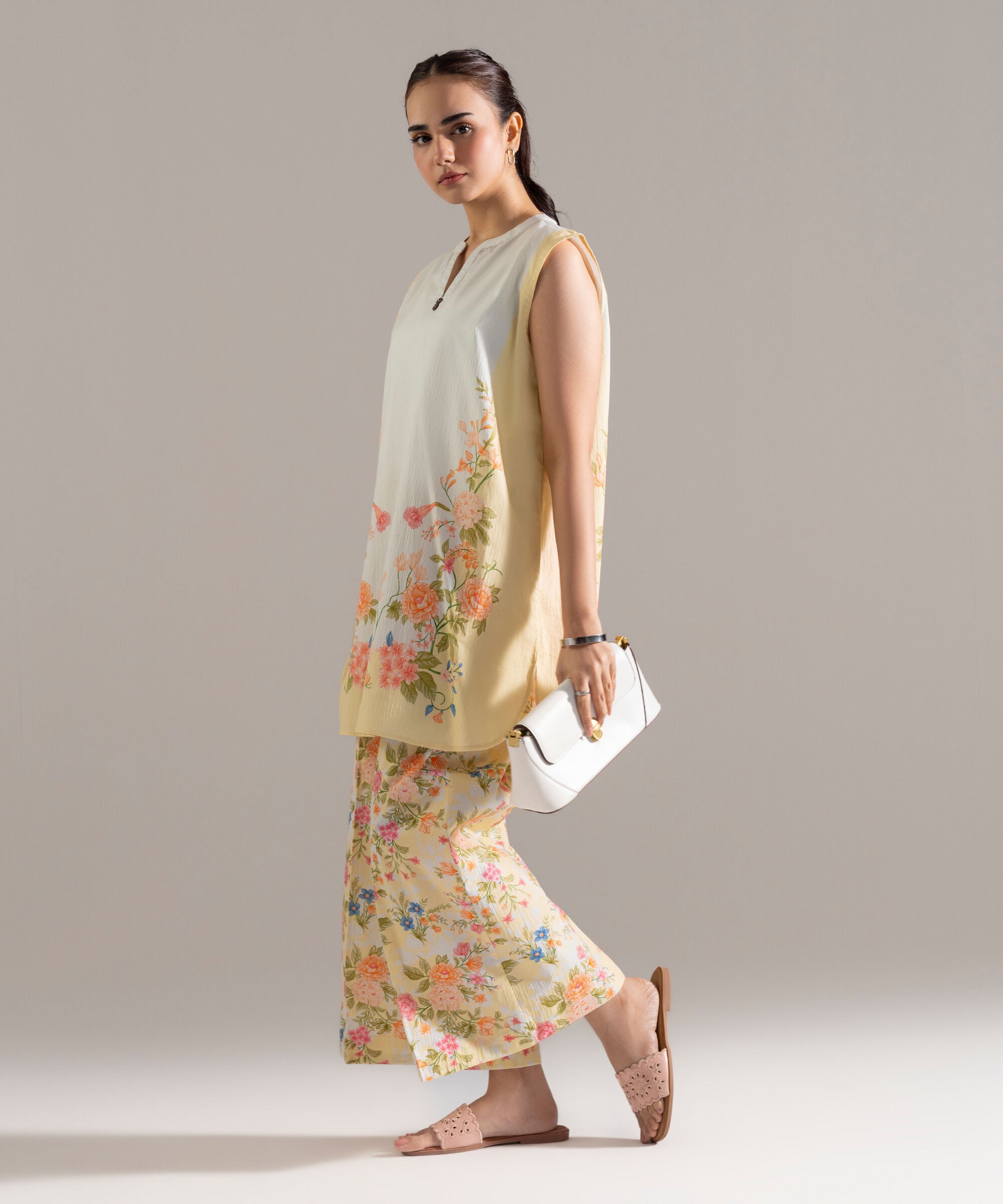2 Piece - Printed Seersucker Suit PR26CASTV824