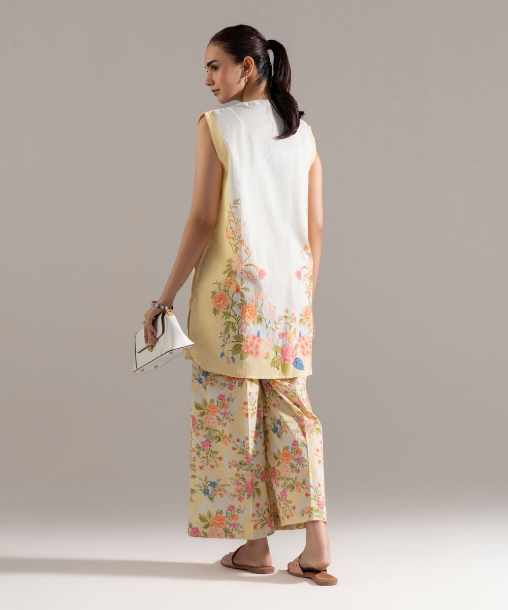 2 Piece - Printed Seersucker Suit PR26CASTV824
