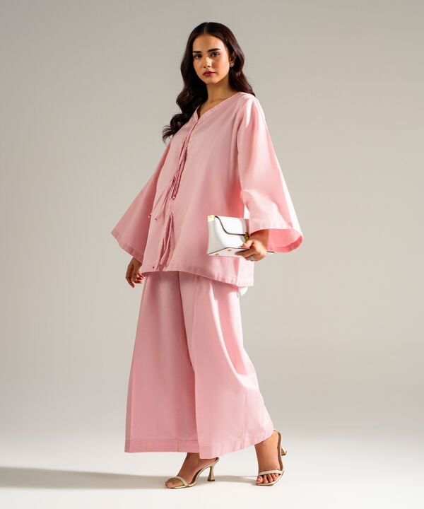 2 Piece - Solid Cotton Linen Suit