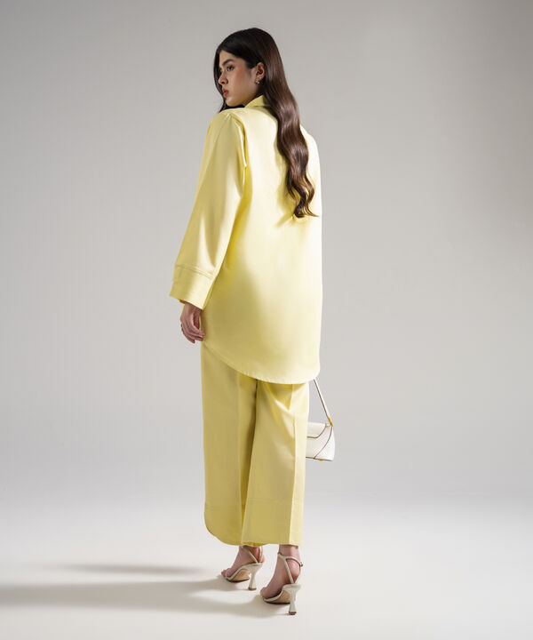 2 Piece - Solid Cotton Linen Suit