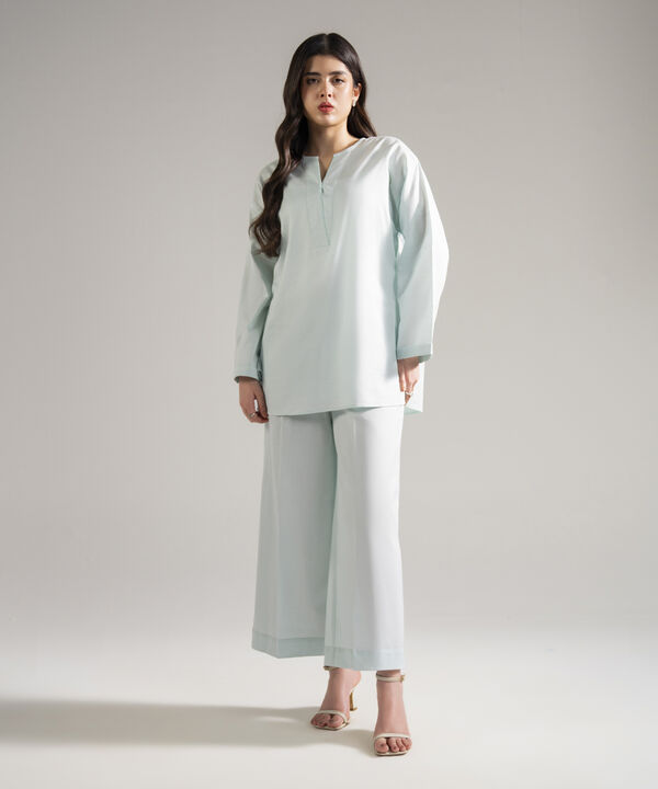 2 Piece - Solid Cotton Linen Suit