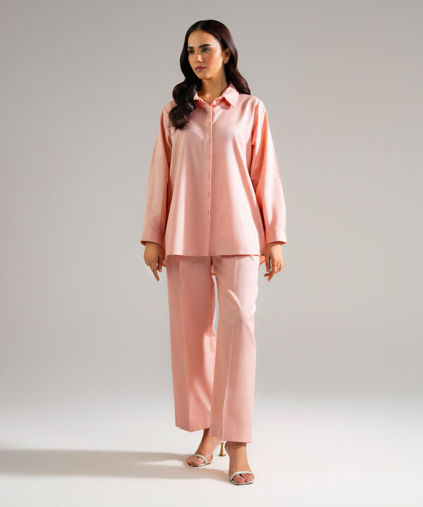 2 Piece - Solid Cotton Linen Suit