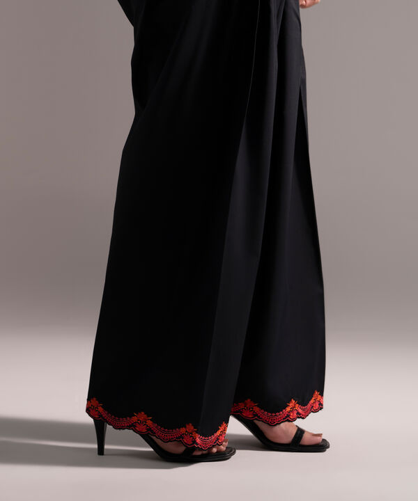 Embroidered Cambric Shalwar