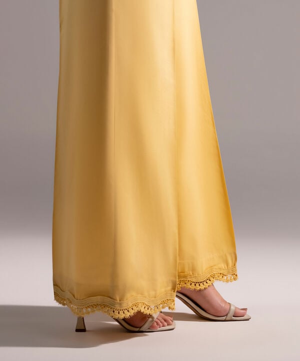 Cambric Flared Pants