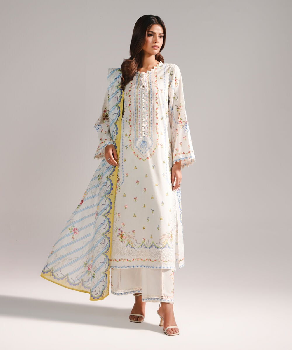 Printed Lawn Dupatta