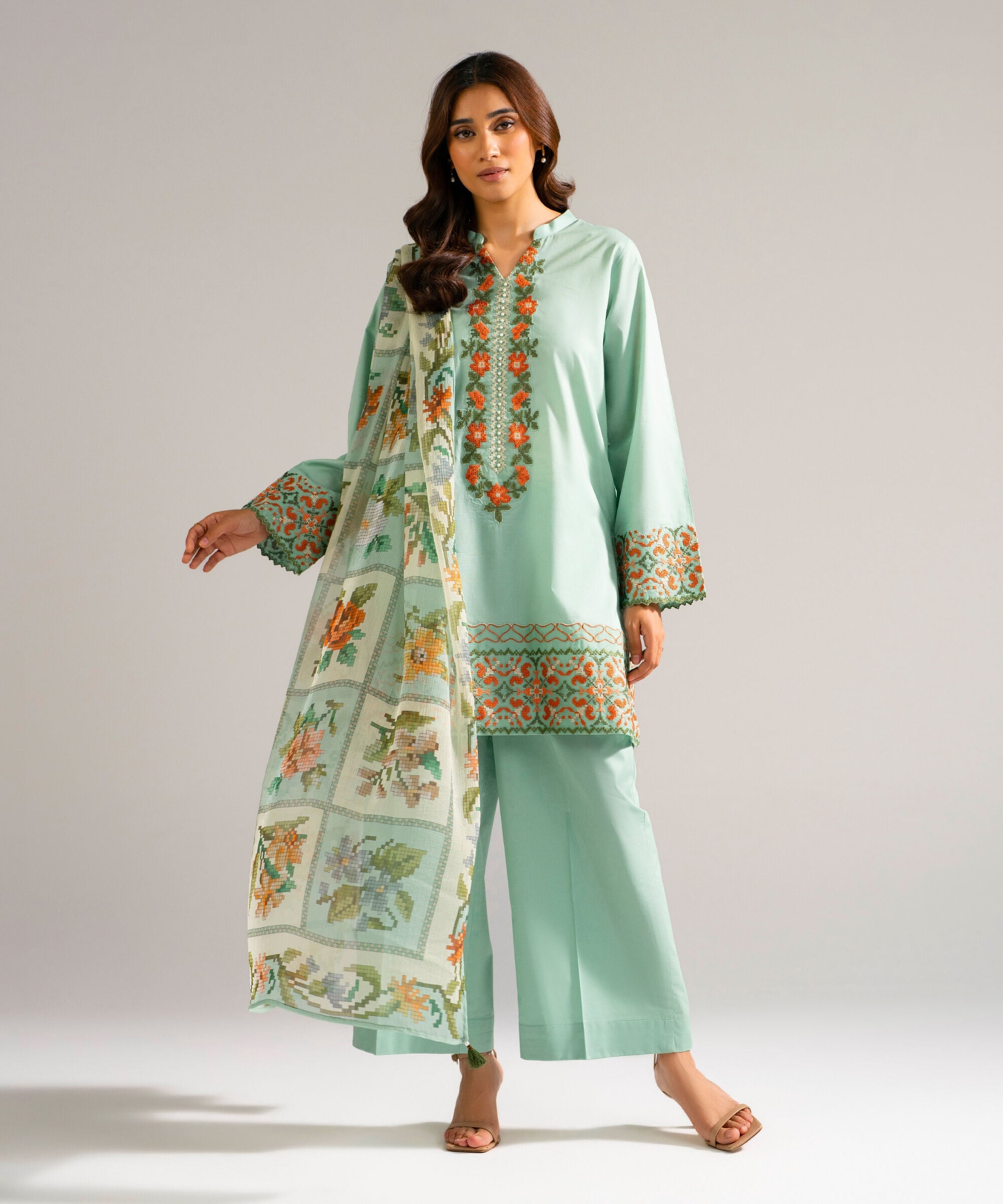 Printed Dupatta PR6SCHMV736D