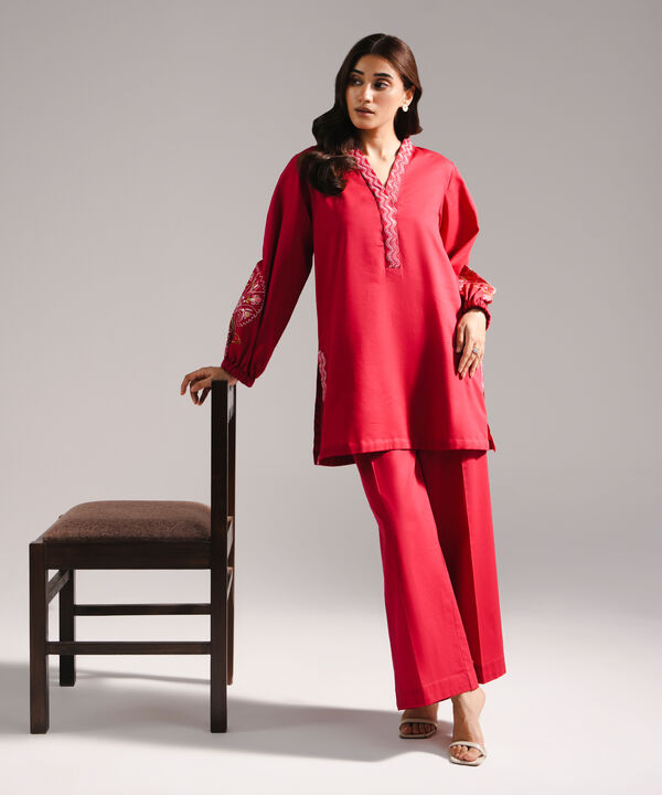 Embroidered Cotton Shirt