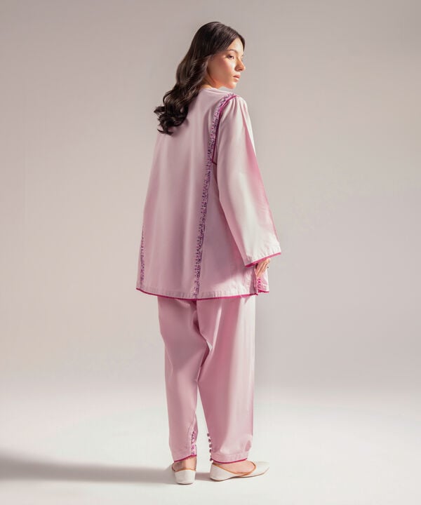 Embroidered Zari Lawn Shirt