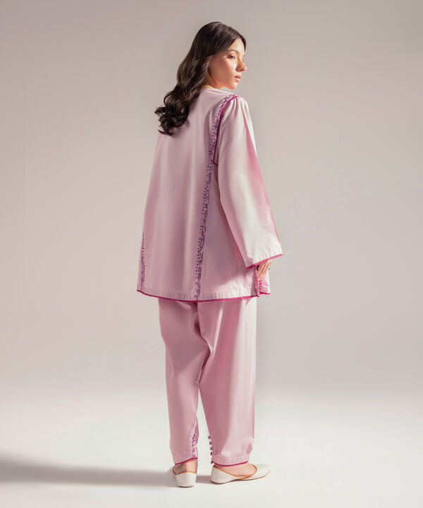 Embroidered Zari Lawn Shirt