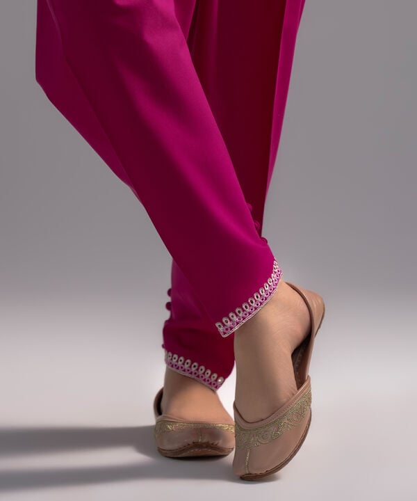 Embroidered Cambric Skinny Shalwar