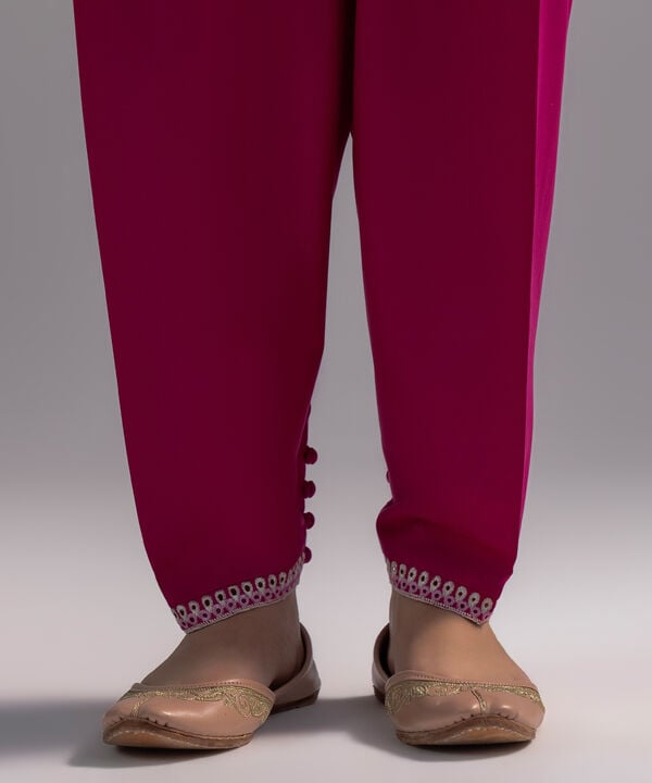 Embroidered Cambric Skinny Shalwar
