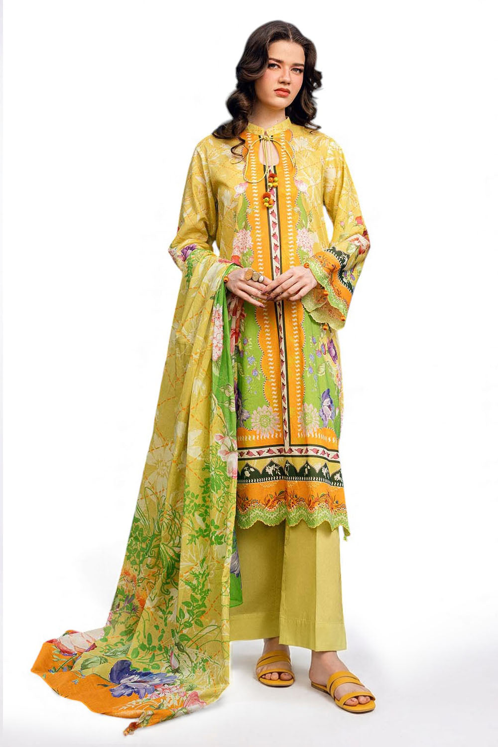 3 PIece Printed Lawn Suit