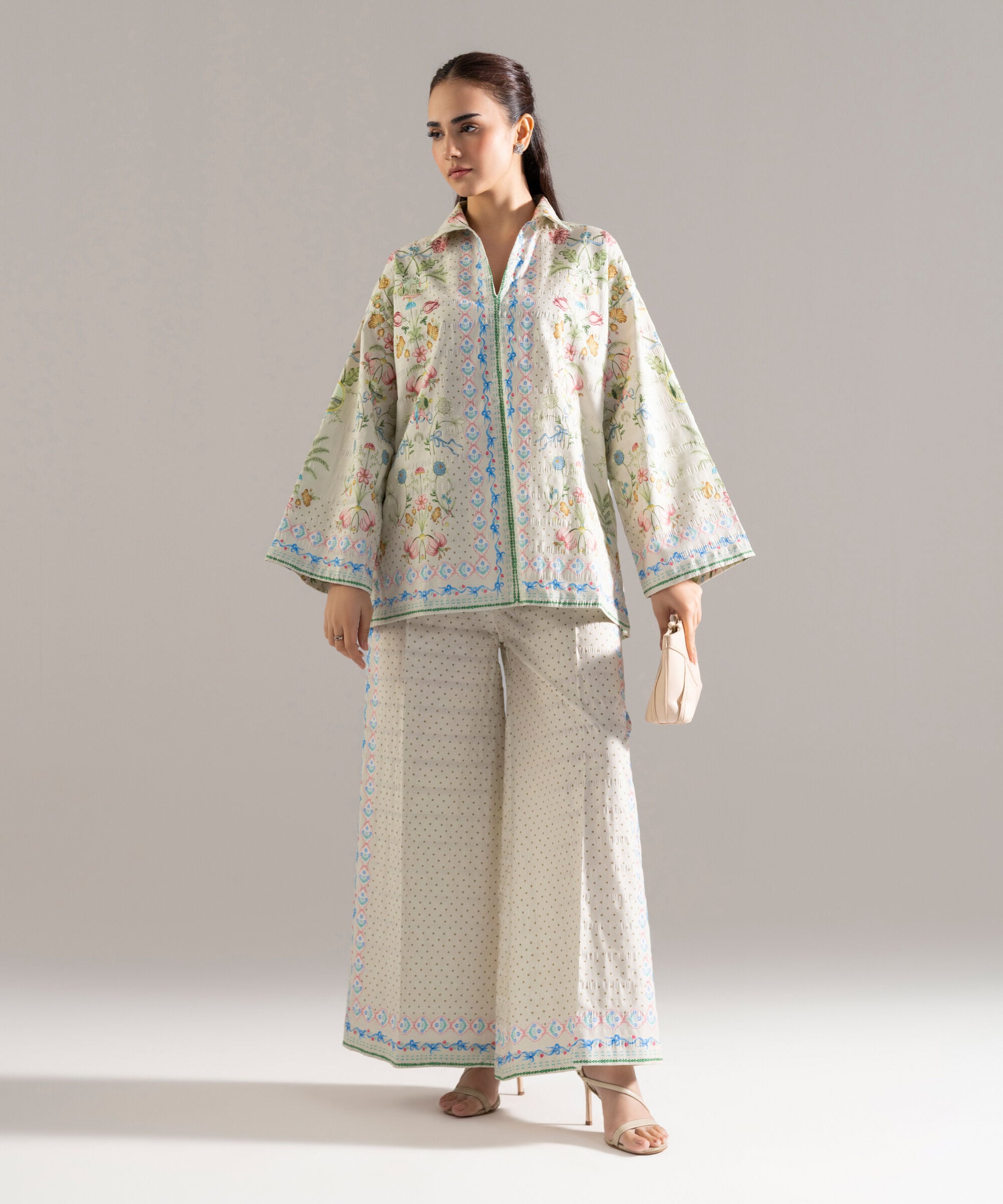 Printed Seersucker Shirt PRASTFRV818S