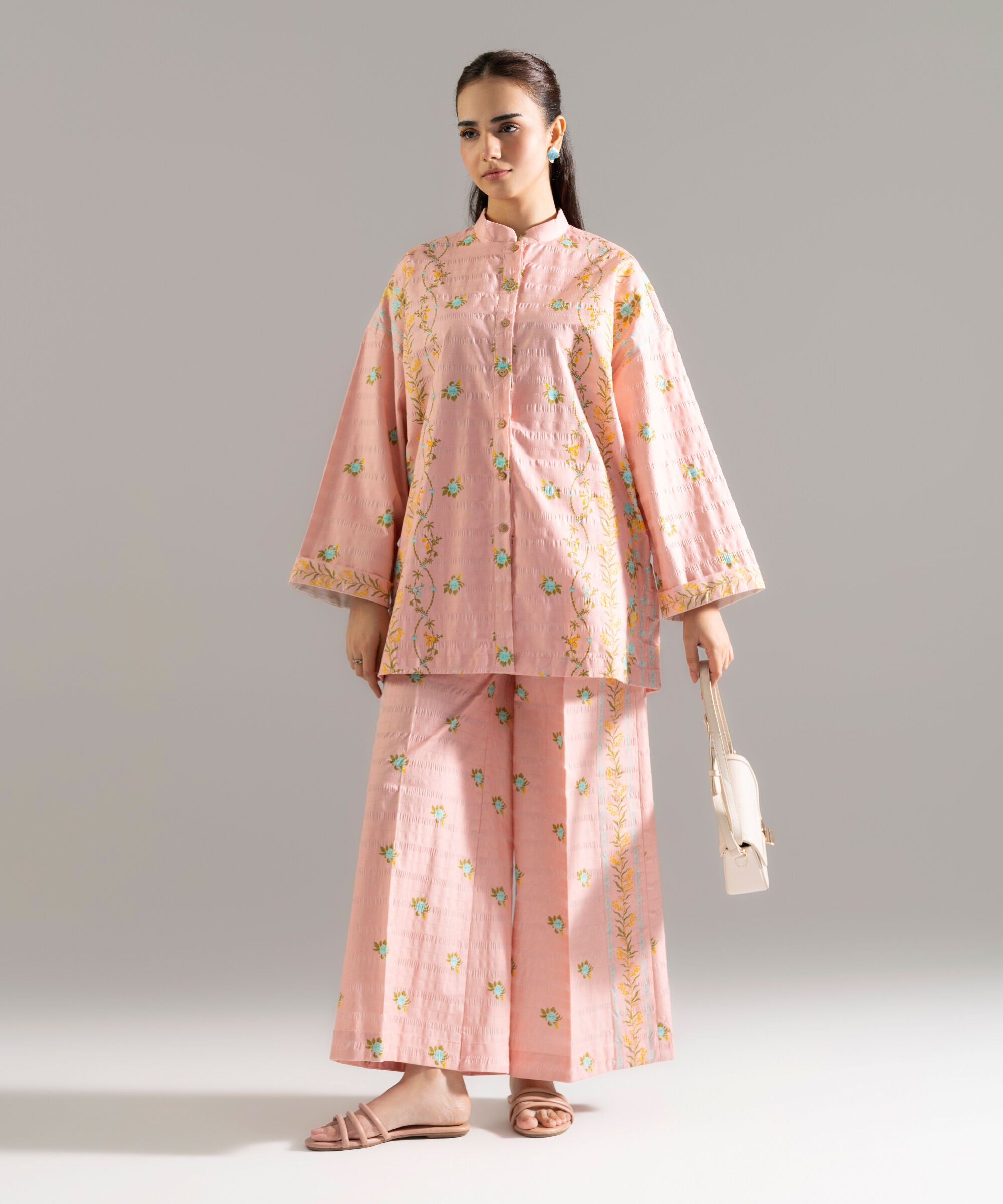 Printed Seersucker Shirt PRASTFRV819S