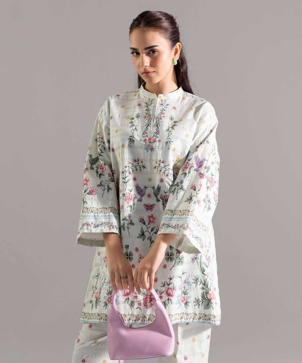 Printed Seersucker Shirt PRASTFRV821S
