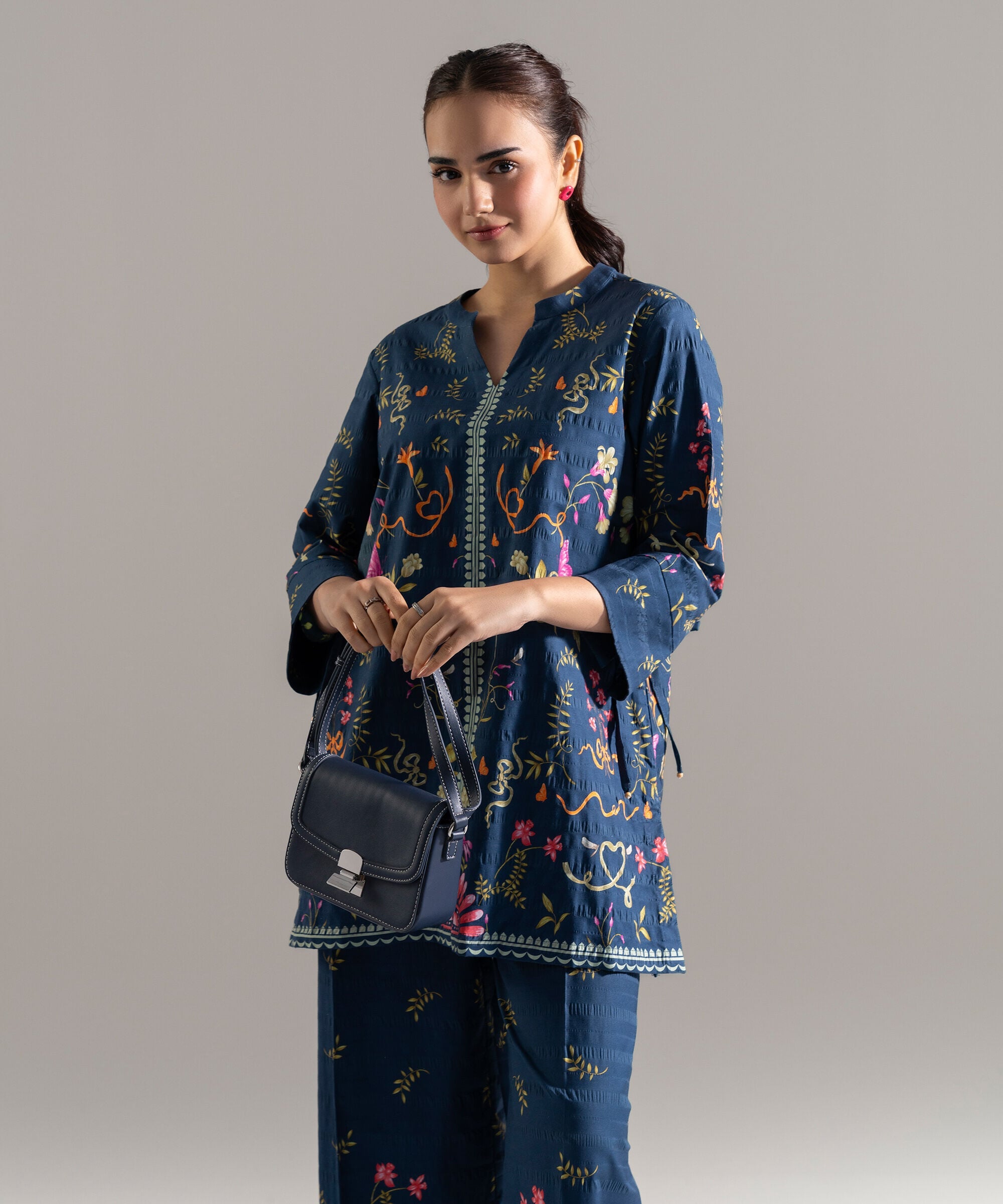 Printed Seersucker Shirt PRASTFRV822S