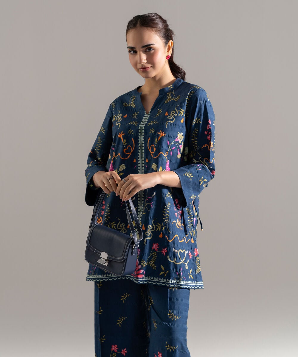 Printed Seersucker Shirt PRASTFRV822S