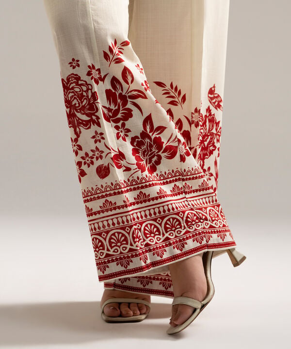 Printed Crosshatch Culottes