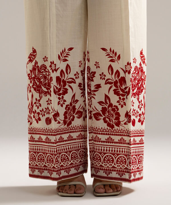 Printed Crosshatch Culottes