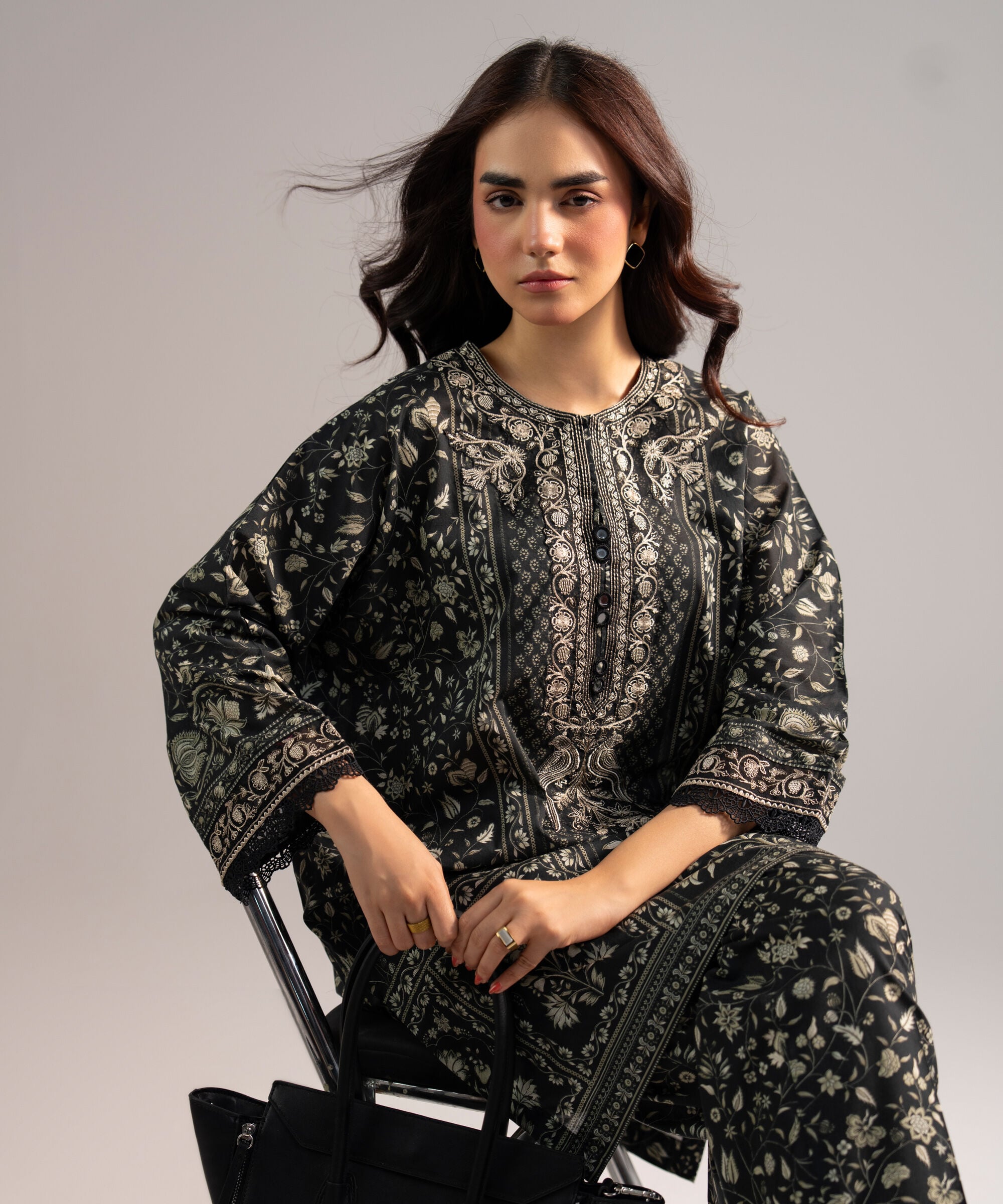 Embroidered Lawn Shirt