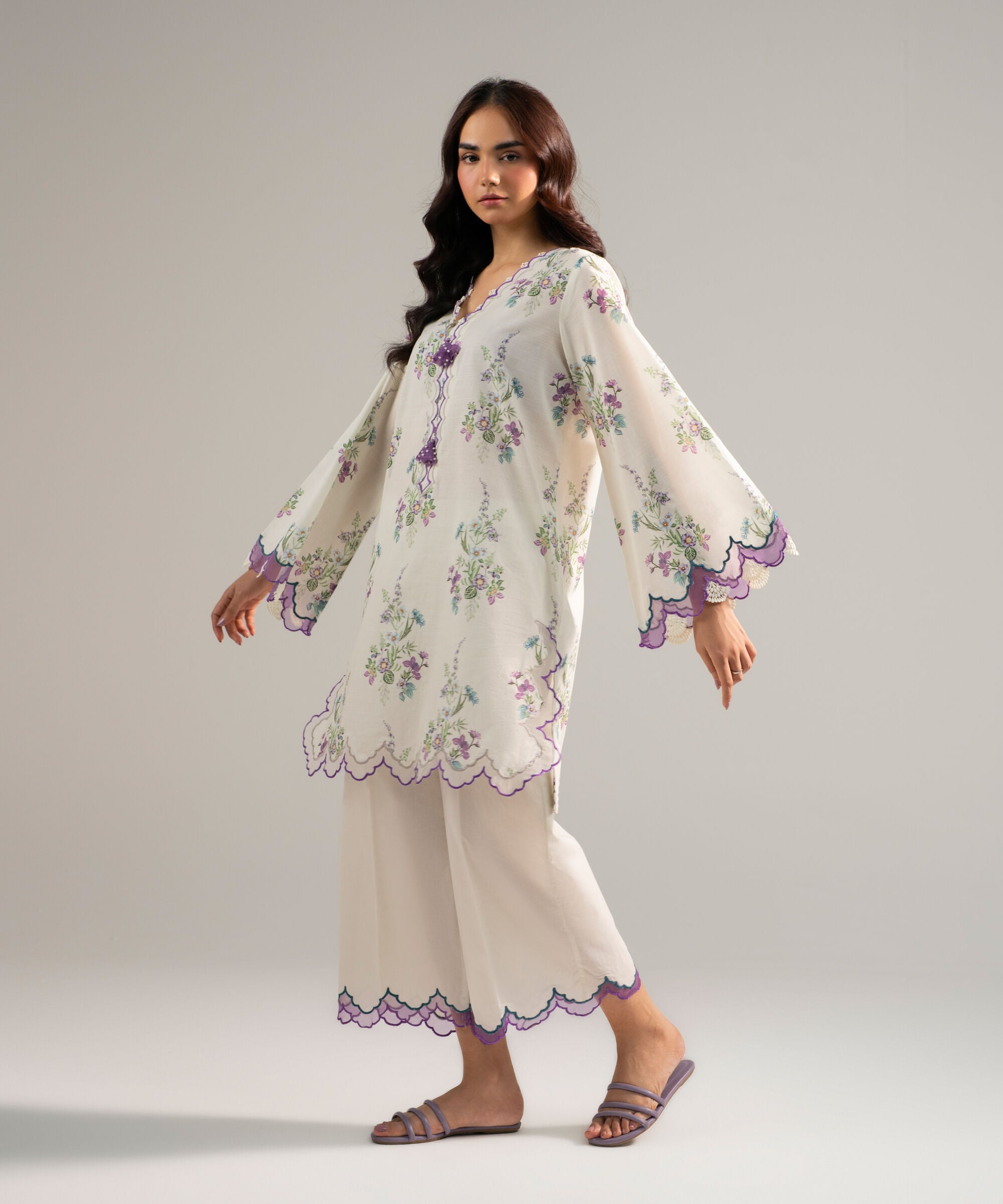 2 Piece - Embroidered Lawn Suit