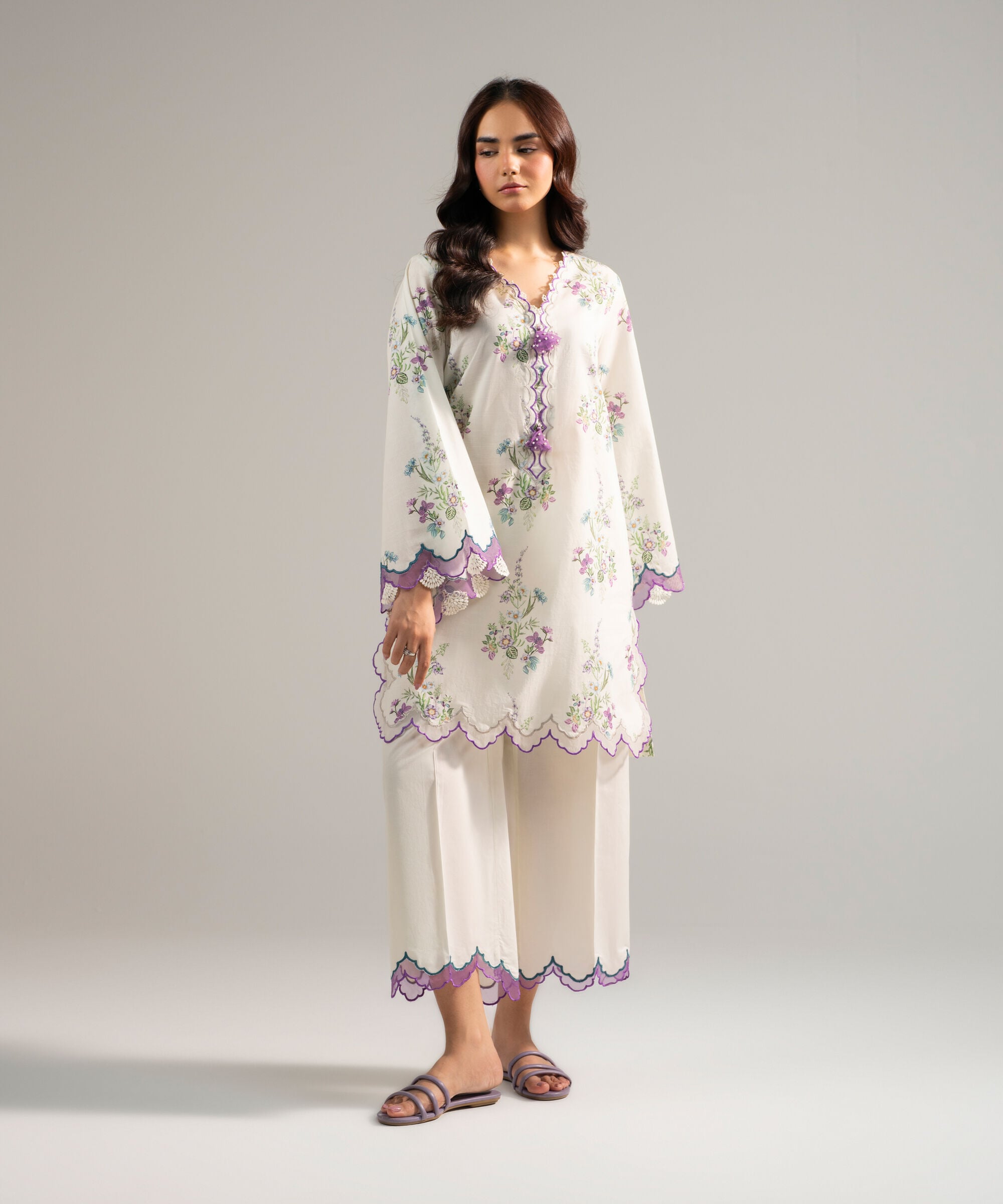 2 Piece - Embroidered Lawn Suit