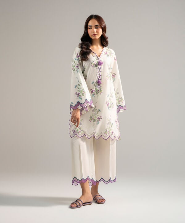 2 Piece - Embroidered Lawn Suit