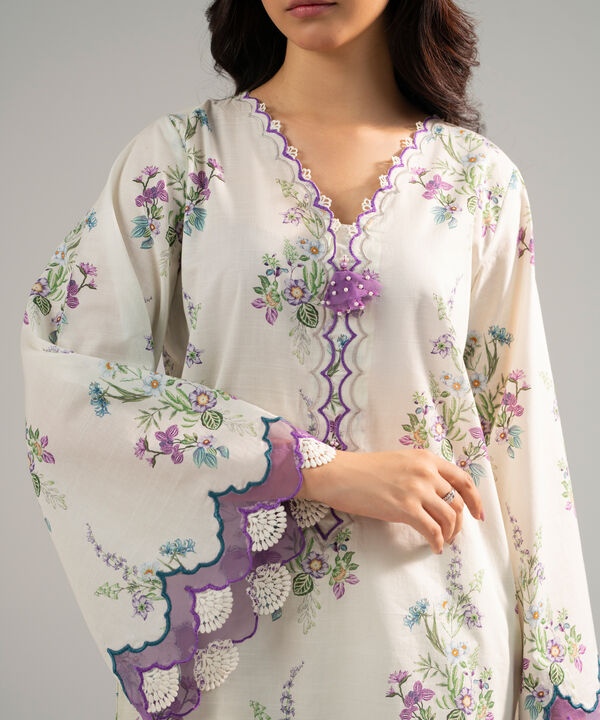 2 Piece - Embroidered Lawn Suit